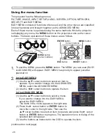 Preview for 28 page of Hitachi CP-AW250N User Manual