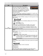 Preview for 52 page of Hitachi CP-AW250N User Manual