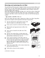 Preview for 91 page of Hitachi CP-AW250N User Manual