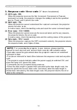 Preview for 10 page of Hitachi CP-AW2519N  guide User Manual Manual