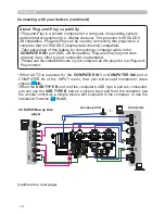 Preview for 10 page of Hitachi CP-AW3019WN Operating Manual