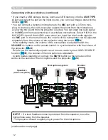 Preview for 12 page of Hitachi CP-AW3019WN Operating Manual