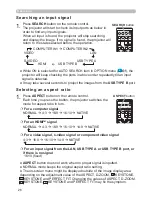 Preview for 26 page of Hitachi CP-AW3019WN Operating Manual