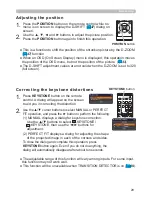 Preview for 29 page of Hitachi CP-AW3019WN Operating Manual