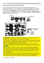 Предварительный просмотр 14 страницы Hitachi CP-AW3506 User Manual