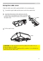 Предварительный просмотр 17 страницы Hitachi CP-AW3506 User Manual