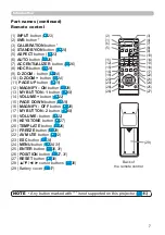 Preview for 7 page of Hitachi CP-BW301WN User Manual