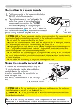 Preview for 16 page of Hitachi CP-BW301WN User Manual