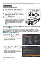 Preview for 20 page of Hitachi CP-BW301WN User Manual