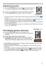 Preview for 27 page of Hitachi CP-BW301WN User Manual