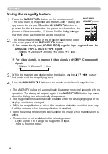 Preview for 28 page of Hitachi CP-BW301WN User Manual