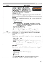 Preview for 57 page of Hitachi CP-BW301WN User Manual