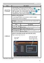 Preview for 61 page of Hitachi CP-BW301WN User Manual