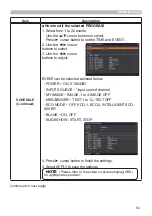 Preview for 63 page of Hitachi CP-BW301WN User Manual