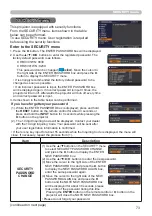 Preview for 73 page of Hitachi CP-BW301WN User Manual