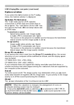 Preview for 95 page of Hitachi CP-BW301WN User Manual