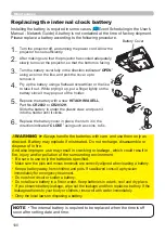 Preview for 100 page of Hitachi CP-BW301WN User Manual