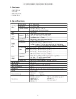 Предварительный просмотр 2 страницы Hitachi CP-C9SM Service Manual