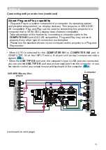 Preview for 11 page of Hitachi CP-CW250WN User Manual