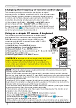 Preview for 18 page of Hitachi CP-CW250WN User Manual