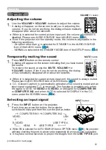 Preview for 21 page of Hitachi CP-CW250WN User Manual