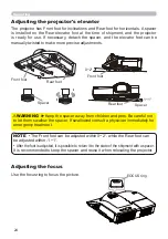 Preview for 24 page of Hitachi CP-CW250WN User Manual