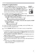 Preview for 27 page of Hitachi CP-CW250WN User Manual