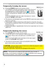 Preview for 28 page of Hitachi CP-CW250WN User Manual