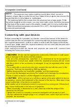 Preview for 10 page of Hitachi CP-CW251WN User Manual