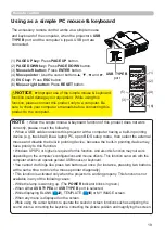 Preview for 19 page of Hitachi CP-CW251WN User Manual