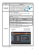 Предварительный просмотр 63 страницы Hitachi CP-CW302WN User Manual