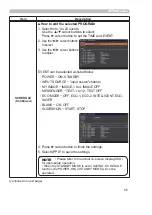 Предварительный просмотр 65 страницы Hitachi CP-CW302WN User Manual