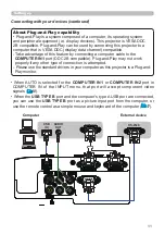 Preview for 11 page of Hitachi CP-CX250 User Manual