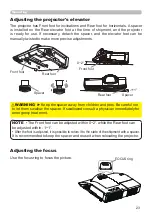 Preview for 23 page of Hitachi CP-CX250 User Manual