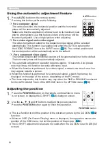 Preview for 24 page of Hitachi CP-CX250 User Manual