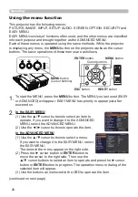 Preview for 28 page of Hitachi CP-CX250 User Manual