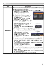 Preview for 41 page of Hitachi CP-CX250 User Manual