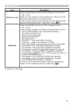 Preview for 49 page of Hitachi CP-CX250 User Manual