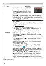 Preview for 58 page of Hitachi CP-CX250 User Manual