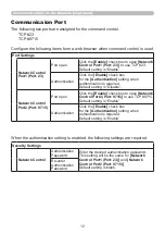 Preview for 12 page of Hitachi CP-CX251N Operating And Users Manual