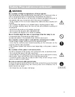 Предварительный просмотр 4 страницы Hitachi CP-D10 Series Operating Manual