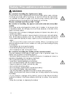 Предварительный просмотр 5 страницы Hitachi CP-D10 Series Operating Manual