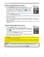 Предварительный просмотр 31 страницы Hitachi CP-D10 Series Operating Manual