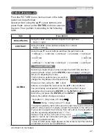 Предварительный просмотр 36 страницы Hitachi CP-D10 Series Operating Manual