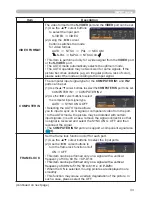 Предварительный просмотр 42 страницы Hitachi CP-D10 Series Operating Manual