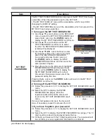 Предварительный просмотр 62 страницы Hitachi CP-D10 Series Operating Manual