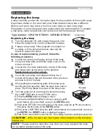 Предварительный просмотр 64 страницы Hitachi CP-D10 Series Operating Manual