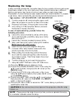 Предварительный просмотр 111 страницы Hitachi CP-D10 Series Operating Manual