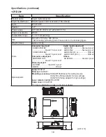 Предварительный просмотр 116 страницы Hitachi CP-D10 Series Operating Manual