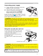 Preview for 20 page of Hitachi CP-D10 Series User Manual